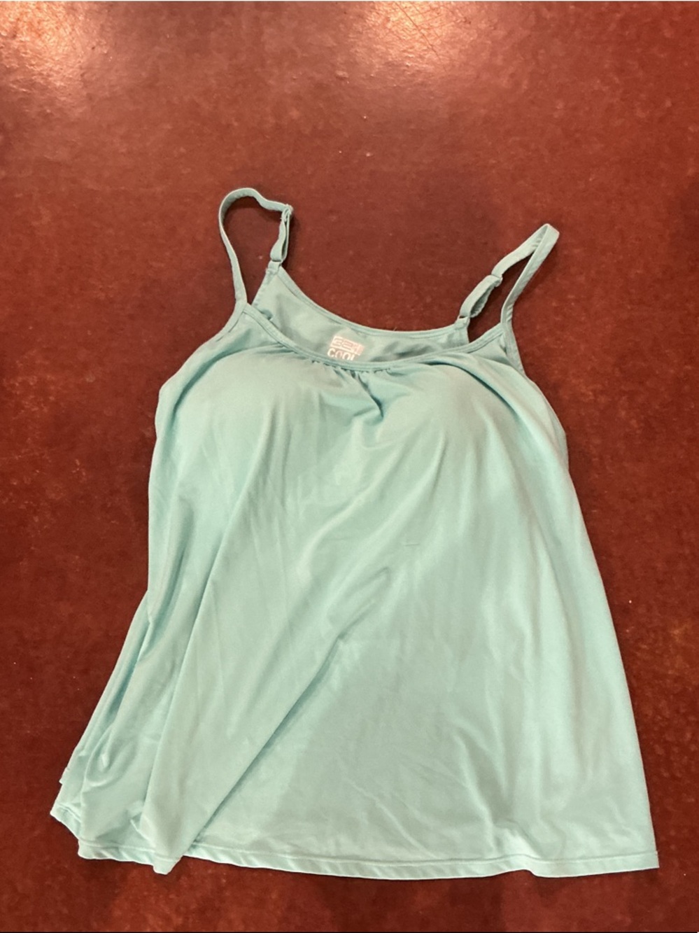 Adjustable Strap Light Aqua Women's Tank Top